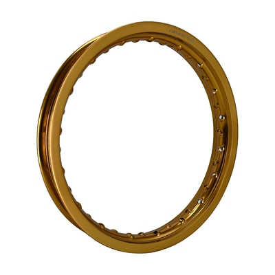 Goud Nieuwste Retro Anodisatie 14x1.40 Motorfiets Wielen