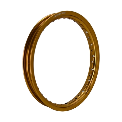 Goud Nieuwste Retro Anodisatie 14x1.40 Motorfiets Wielen