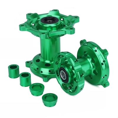 Motorfiets CNC voor- en achterwiel hub 36 gaten Volledige set voor KX250 2006-2008 2019-2020 KX250F KX450F 2006-2018