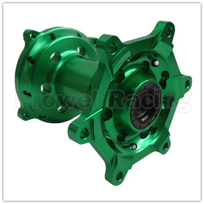 Vervang/repareer motorfiets CNC Groene voorste achterwiel hubs Set voor KX250 06-08 19-20 KX250F KX450F 06-18