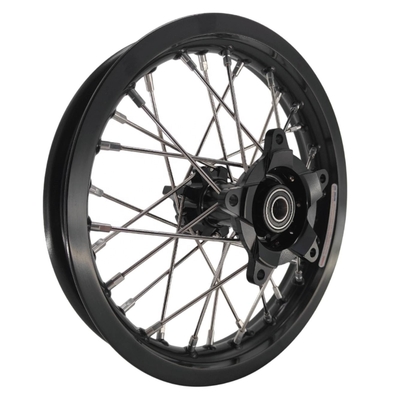 Perfecte vervanging Pitbike Kid's Wheels Set voor KTM 65 SX 2002-2024 Zilver Zwart