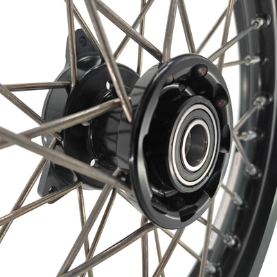 Perfecte vervanging Pitbike Kid's Wheels Set voor KTM 65 SX 2002-2024 Zilver Zwart