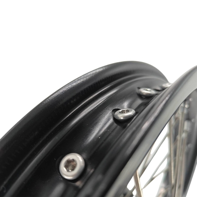 Perfecte vervanging Pitbike Kid's Wheels Set voor KTM 65 SX 2002-2024 Zilver Zwart