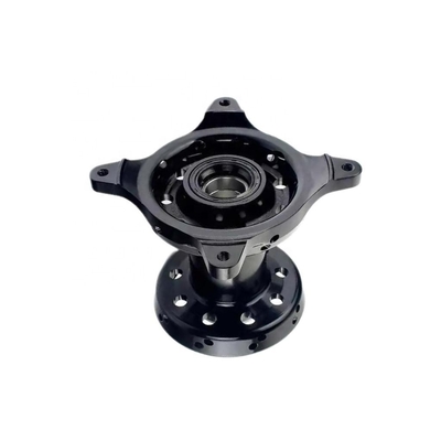 Zwarte op maat gemaakte motorfiets CNC-metalen hubs met bewerking van CNC- en OEM-service