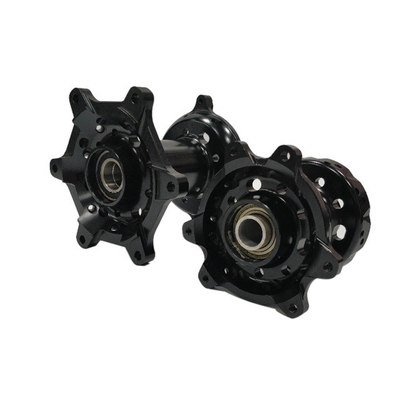 Zwarte op maat gemaakte motorfiets CNC-metalen hubs met bewerking van CNC- en OEM-service