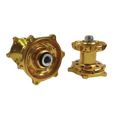 Oranje lichtgewicht CNC billet motorfiets wielen hubs voor Suzuki RMZ50 450 Vervangen/Repareren