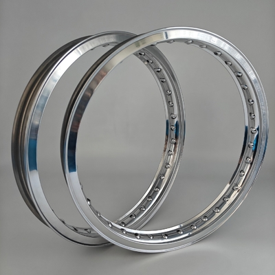 H 1.85-19&quot; 36HOLES 40HOLES Akront Style Valanced Alloy Motorcycle Rims Gepolijste kleur