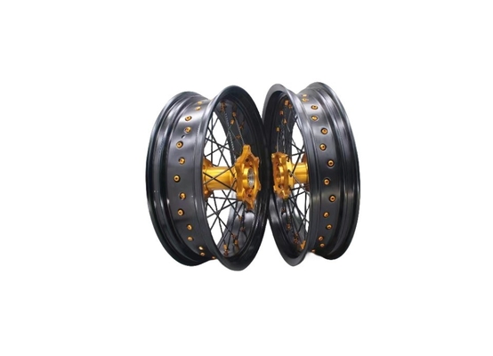 17 inch MT supermotorfiets velgen hubs en wiel sets voor vervanging/reparatie