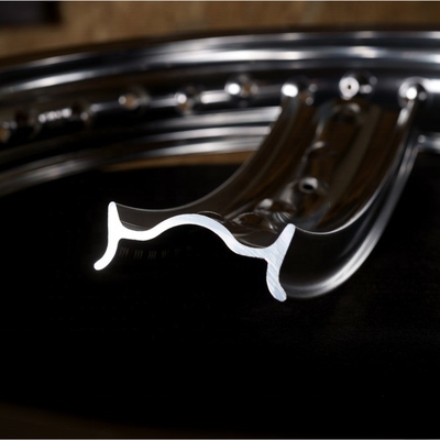 Akront Style Valanced Alloy Motorcycle Rims H 1.60-19&quot; 36HOLES 40HOLES en prestaties