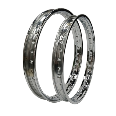 WM 1.85-18 &quot; 36 inch gaten Motorfiets Chrome Steel wiel velg