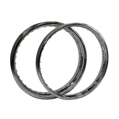 WM 1.85-18 &quot; 36 inch gaten Motorfiets Chrome Steel wiel velg