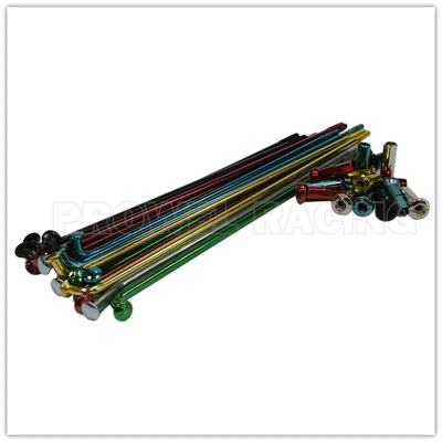 Release Rainbow Color Carbon Steel Spokes en Nippels voor Motorfiets 8G 9G 10G