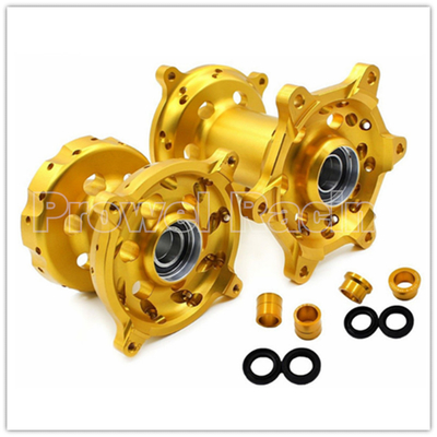 Motorfiets CNC Voorwiel Achterwiel Hubs Kits in zilver voor RMZ 250 07-18 RMZ 450 05-18