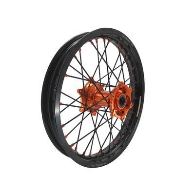Op maat gemaakte 18 inch anodisatie zwarte aluminium legering motorfiets wielen velgen en wielen sets