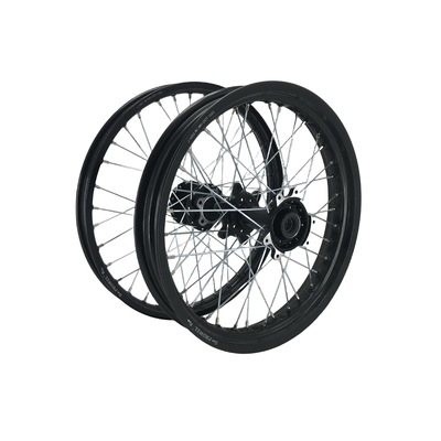Custom logo 17 inch zwarte motorfiets wielen onderdelen