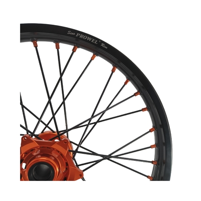 Op maat gemaakte 18 inch anodisatie zwarte aluminium legering motorfiets wielen velgen en wielen sets