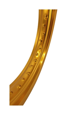 WM 16 inch geanodiseerde aluminium motorwielen in goud