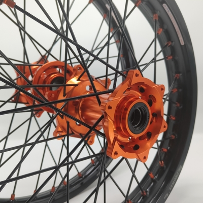 Vervang/repareer anodiserende zwarte 21/18 enduro wielen voor KTM EXC 125-530CC 2003-2023