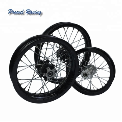 Aluminium 6061 T6 Pit Bike Wheel Set 1.60x12 voor een superieure rijervaring