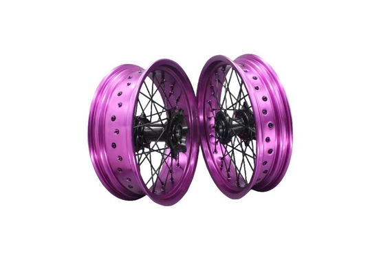 17" aluminium 7S-T6 motorwielen aanpasbare kleuren