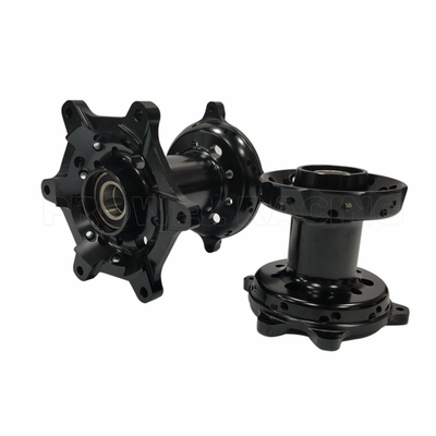 Zwarte aluminium motorfietswielstel voor KX 65 Voorwiel Grootte 1.60x14 Langdurig