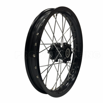 Top-notch achterwiel Grootte 1.85X12 Zwarte Pit Bike Motorcycle Spoke Wheel Sets voor CRF150