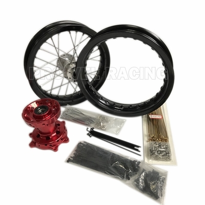 Zwarte velg 1.60x14'' Motorfiets alloy wielen voor pitbikes Aluminium 6161-T6 materiaal
