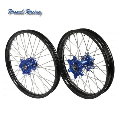 2006-2009 Yamaha YZ250F YZ450F Blauwe hubs Voor 21&quot; Achter 19&quot; Complete wielen set velgen