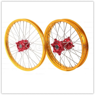1.60-21&quot; en 2.15-19&quot; Achterwiel Custom Made Aluminium Spoked Wheels voor CRF 125