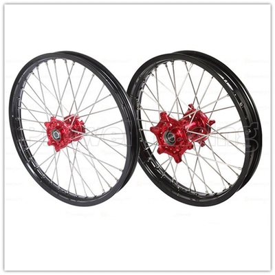 1.60-21&quot; en 2.15-19&quot; Achterwiel Custom Made Aluminium Spoked Wheels voor CRF 125