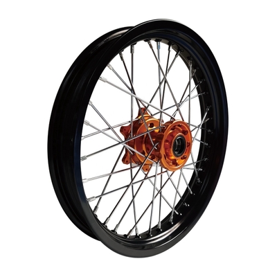 2.50-17 en 3.00x17 inch Motorcycle Alloy Spoked Wheels voor SX250 Custom Design