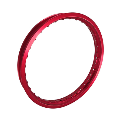 Rood gepolijst H-type motorfiets wielen 1.85-18 voor duurzame constructie