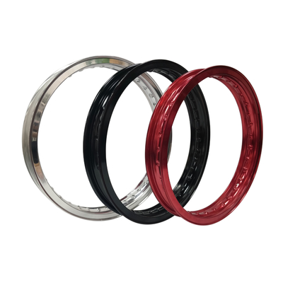 Vintage fietsen Rood 1.85-18&quot; Akront Style Valanced Alloy Motorcycle Rims 6061 Materiaal