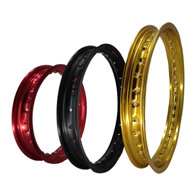 16 inch rode anodiserende motorfiets aluminiumalloy wiel velgen voor uitzonderlijke duurzaamheid