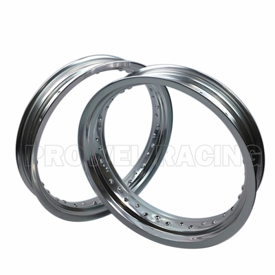 7116 T6 Aluminium alloy wielrand voor Supermoto MT 3.50x18 in zilver