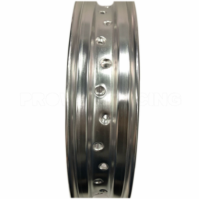 Zilveren afwerking WM 2.50x18 Motorcycle Aluminium alloy wiel velgen