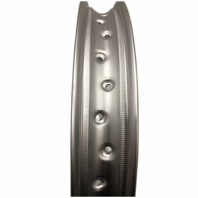 Op maat gemaakte H Type 2.15x17 Motorcycle Alloy Wheel Rim met zilveren verf