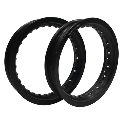 10&quot; 12&quot; 14&quot; Motorfiets Alloy wiel velgen in helder zwart voor kindermotorfietsen