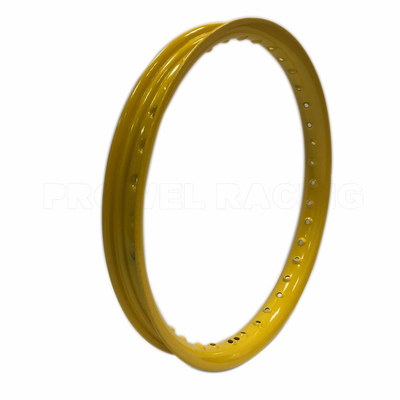 U 1.40X17 Motorfiets Alloy Wheel Rims In Yellow Aluminium