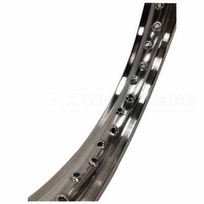 CRF 450 2.15x18 zilveren motorfietsen velgen van aluminiumlegering met verf