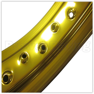 4.25 x 17 inch helder zwart motorfiets aluminium banden voor Supermoto aanpassing