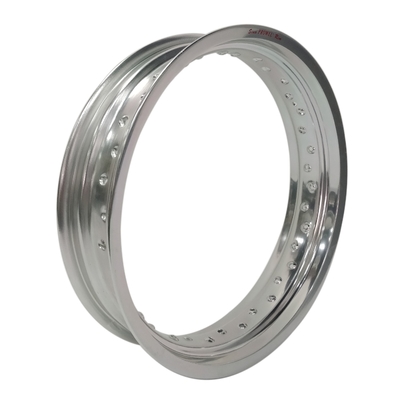 Hoge betrouwbaarheid en prestaties 4,25 x 17 &quot; Supermoto Alloy Wheel Rim in zwart