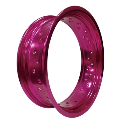 Hoge betrouwbaarheid en prestaties 4,25 x 17 &quot; Supermoto Alloy Wheel Rim in zwart