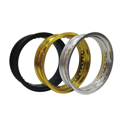 Hoge betrouwbaarheid en prestaties 4,25 x 17 &quot; Supermoto Alloy Wheel Rim in zwart
