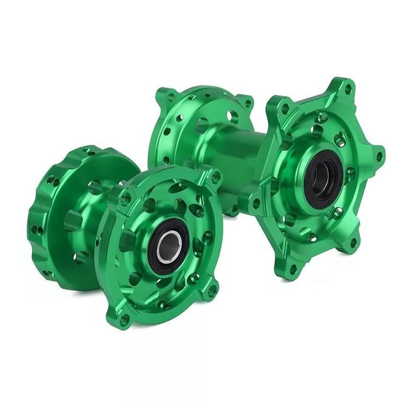 Motorfiets CNC voor- en achterwiel hub 36 gaten Volledige set voor KX250 2006-2008 2019-2020 KX250F KX450F 2006-2018
