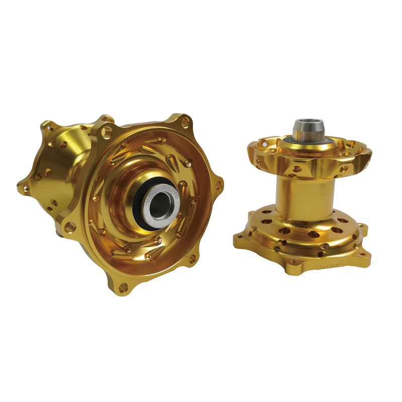 Motorfiets CNC Voorwiel Achterwiel Hubs Kits in zilver voor RMZ 250 07-18 RMZ 450 05-18
