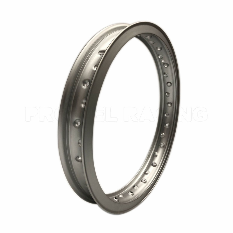 Op maat gemaakte H Type 2.15x17 Motorcycle Alloy Wheel Rim met zilveren verf