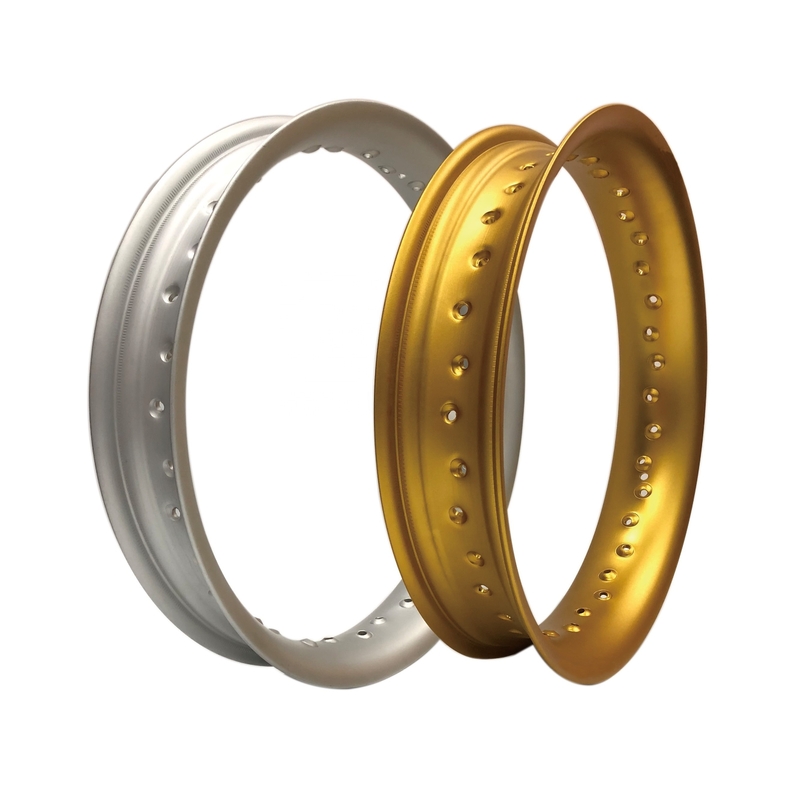 3.00 x 17 inch goud legering wielrand 7116 T6 Doel vervangen / repareren